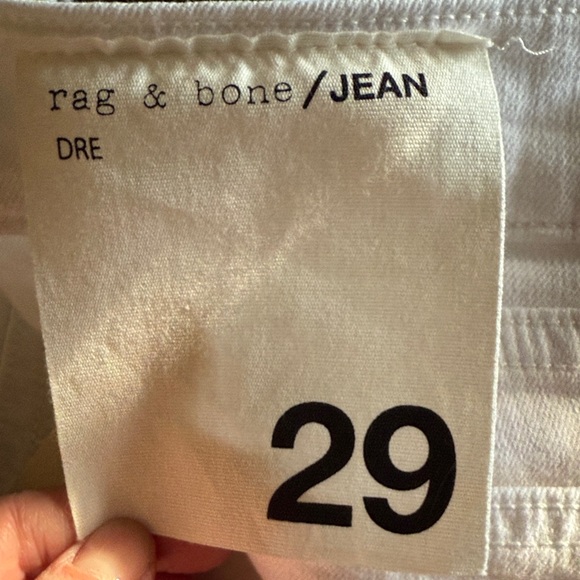 rag & bone Crisp White Skinny Jeans - Picture 9 of 9